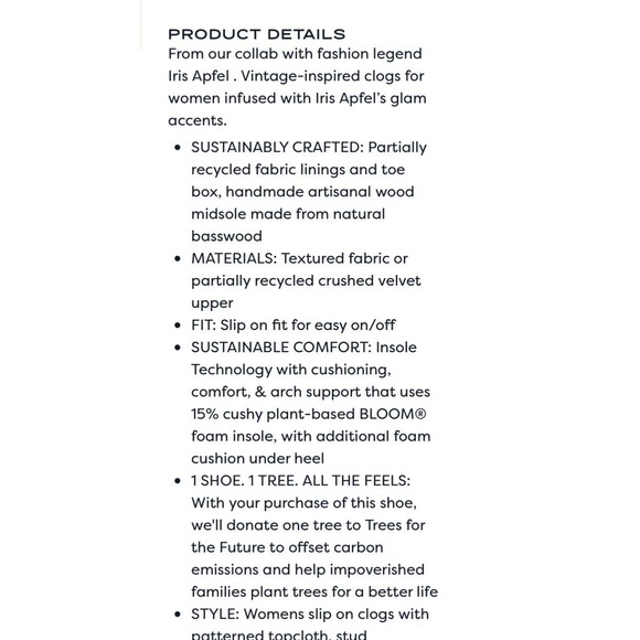 Dr Scholl's x Iris Apfel Original Joy Clog $240 Retail - 7 NIB Limited Edition - Picture 8 of 13